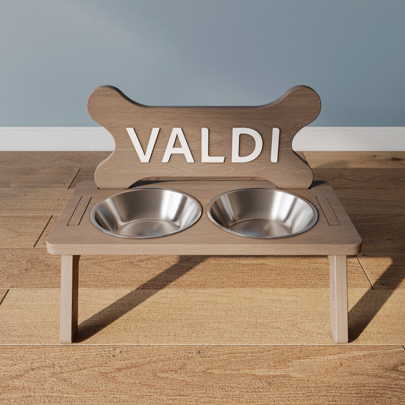 Modern Köpek Kulübesi Büyük Boy Şifonyer Model, El Yapımı, Birinci Sınıf Ahşap, Hediye Mama Kabı