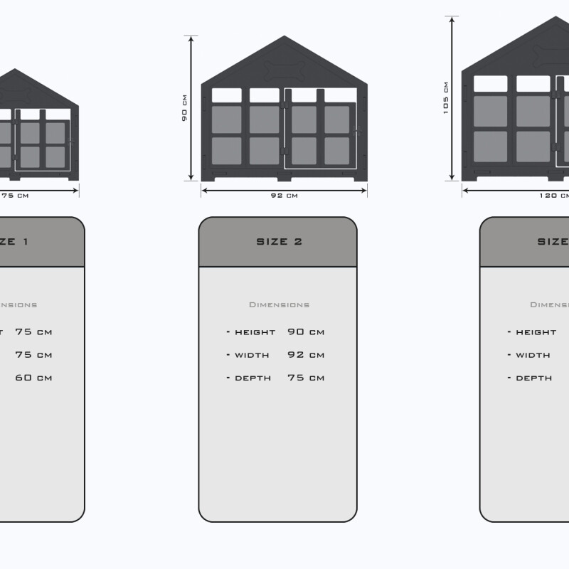Modern Köpek Kulübesi Orta Boy Kare Kapı Model, El Yapımı, Birinci Sınıf Ahşap, Hediye Mama Kabı