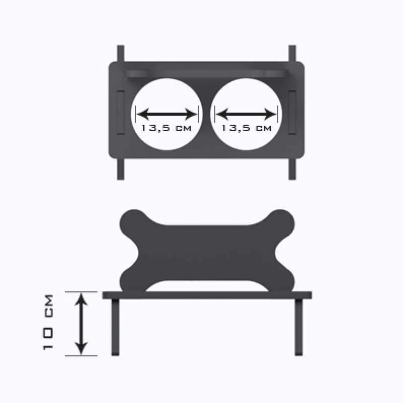 Modern Köpek Kulübesi Orta Boy Kare Kapı Model, El Yapımı, Birinci Sınıf Ahşap, Hediye Mama Kabı